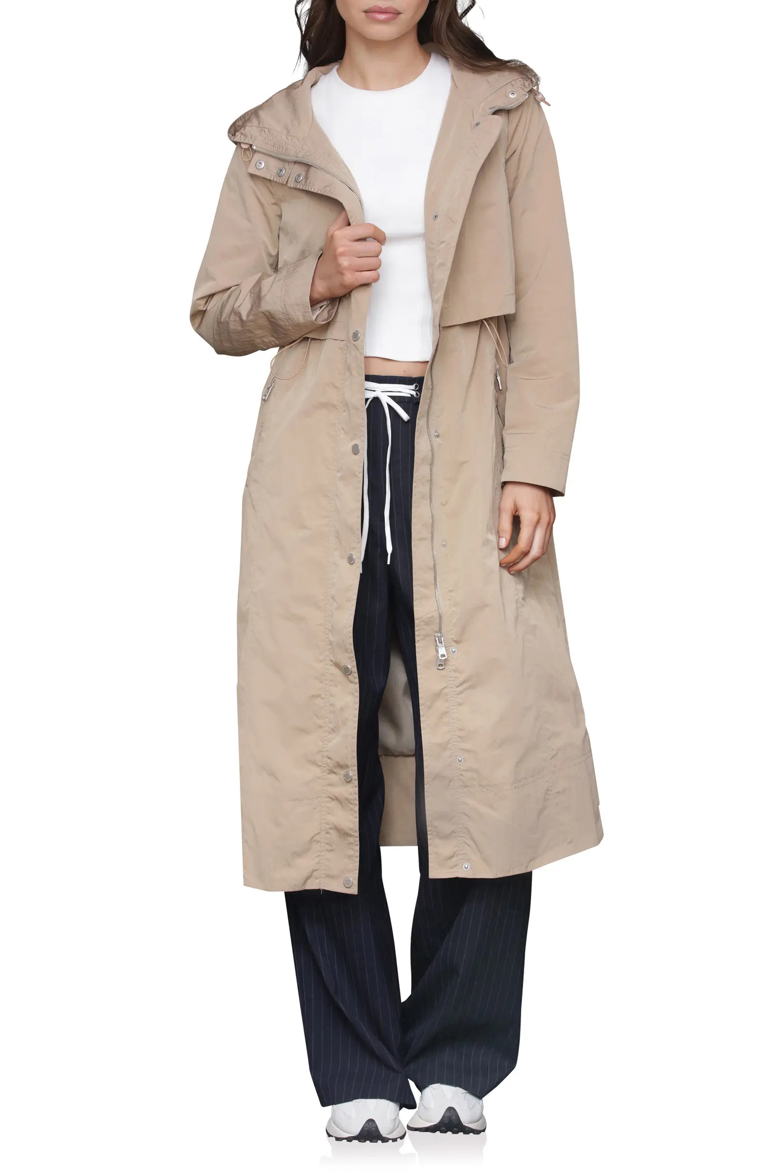 Hooded Maxi Rain Anorak | Nordstrom