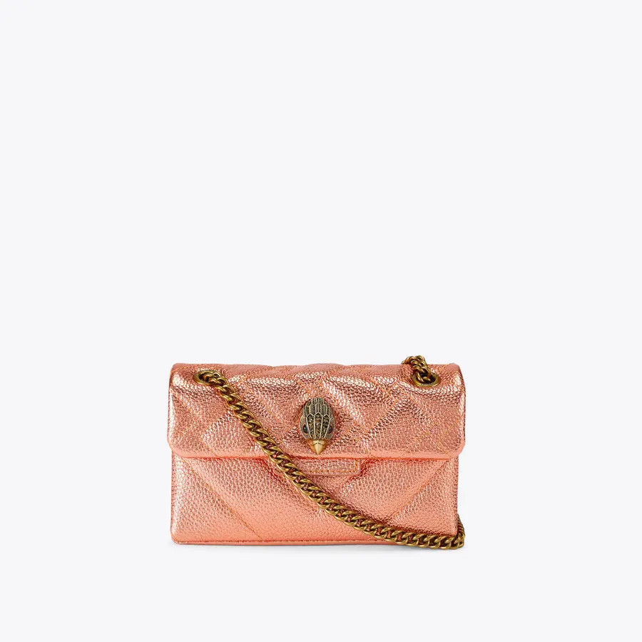 KENSINGTON 17 Orange Leather Cross Body Bag by Kurt Geiger London | Kurt Geiger US
