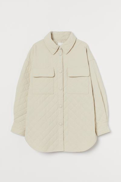 Quilted Shirt Jacket | H&M (US + CA)