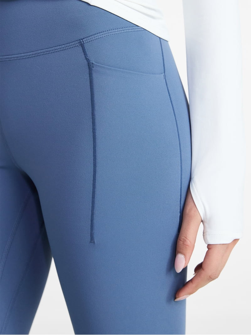 Avia Women's SoftSculpt High Rise Leggings with Pockets, 27" Inseam, Sizes XS-XXL | Walmart (US)