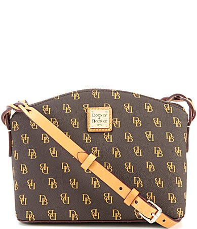 Dooney Bourke Blakely Collection Penny Brown Signature Logo Crossbody Bag - Brown Tomorrow | Dillard's
