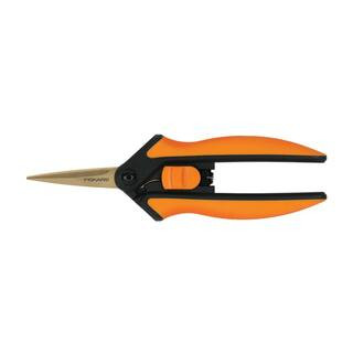 6 in. Titanium Micro-Tip Blade Pruning Shears with Softgrip Handles | The Home Depot