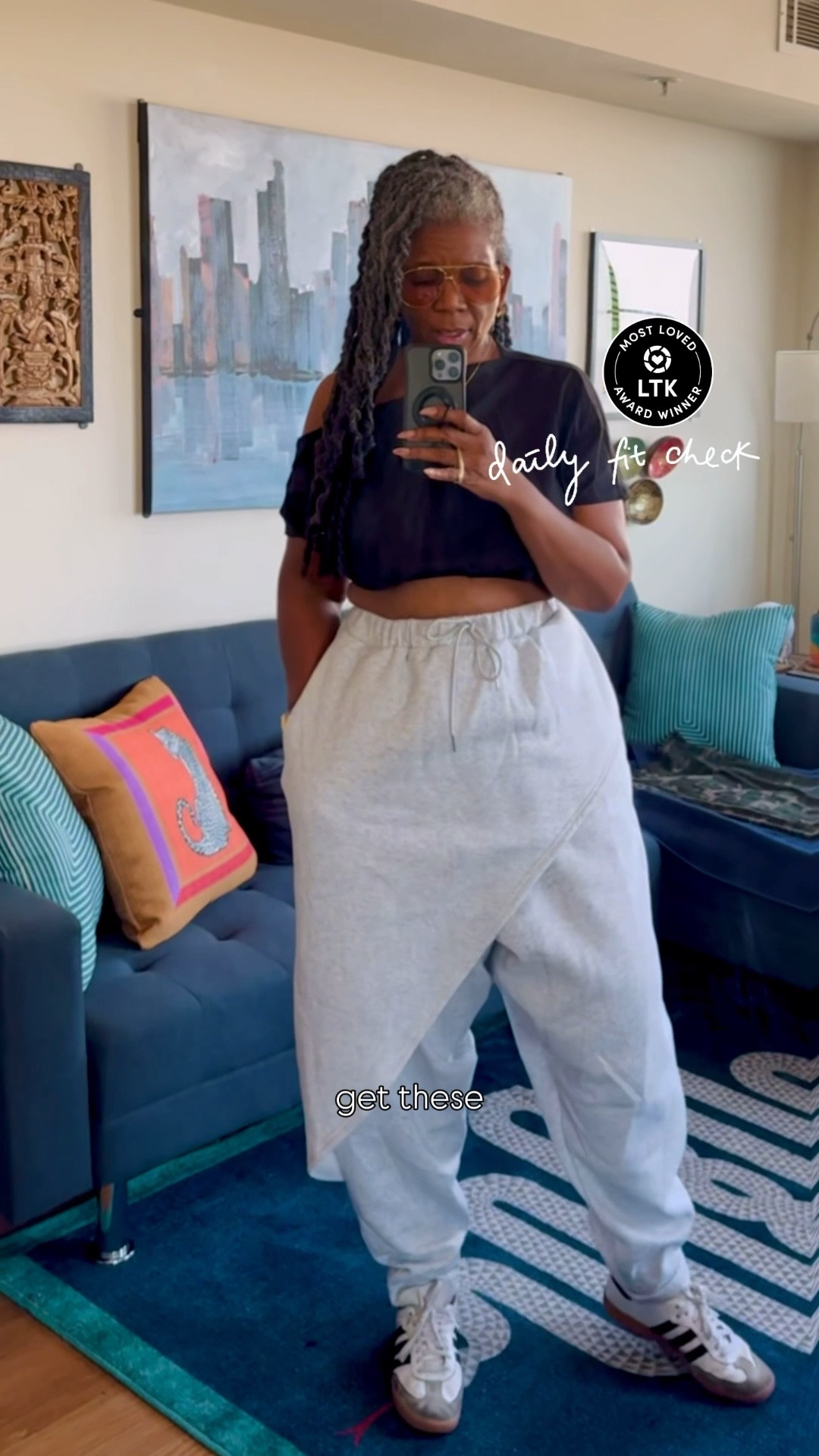 The perfect chic workout outfit for me = these wrap joggers.  They were $25 with my in-cart discounts.  

#LTKSaleAlert #LTKfitnessgoals #LTKOver40