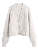 'Yvette' V-neck Button Down Cardigan (2 Colors) | Goodnight Macaroon