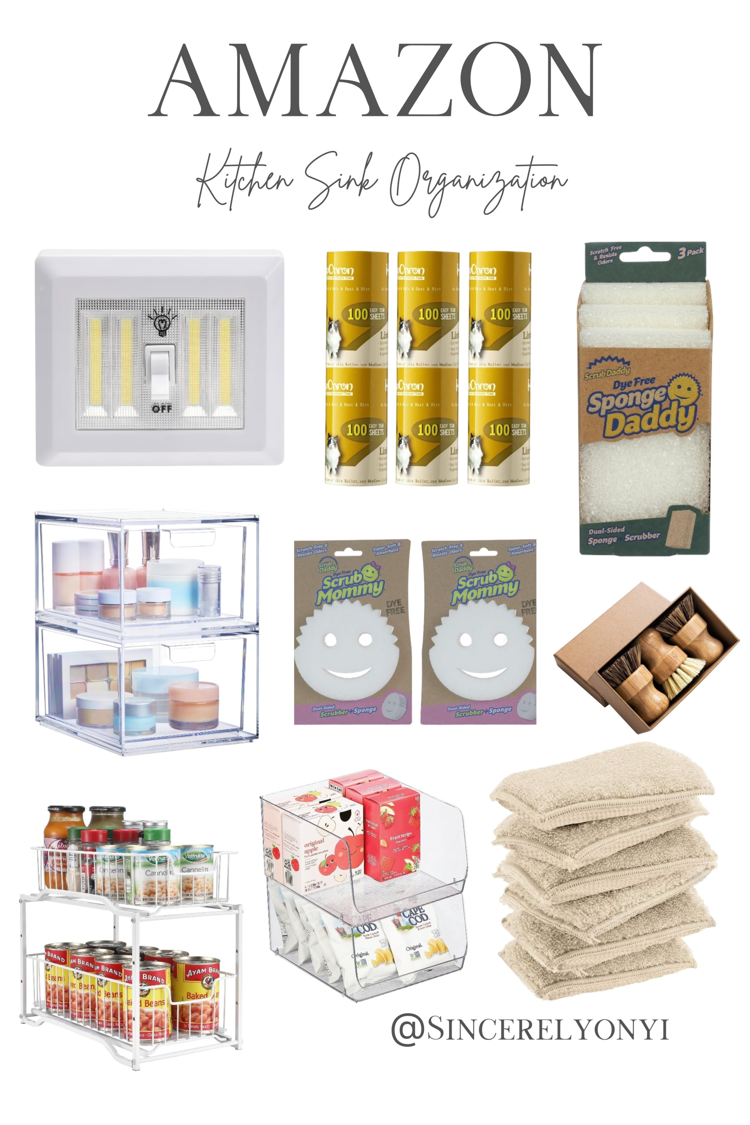 Tired of kitchen sink chaos? Get organized with these genius Amazon finds! Shop my picks for a sparkling, streamlined space. #KitchenOrganization #AmazonHome #HomeHacks #OrganizedLife #SinkGoals #LTKHome

#LTKActive #LTKU #LTKHome