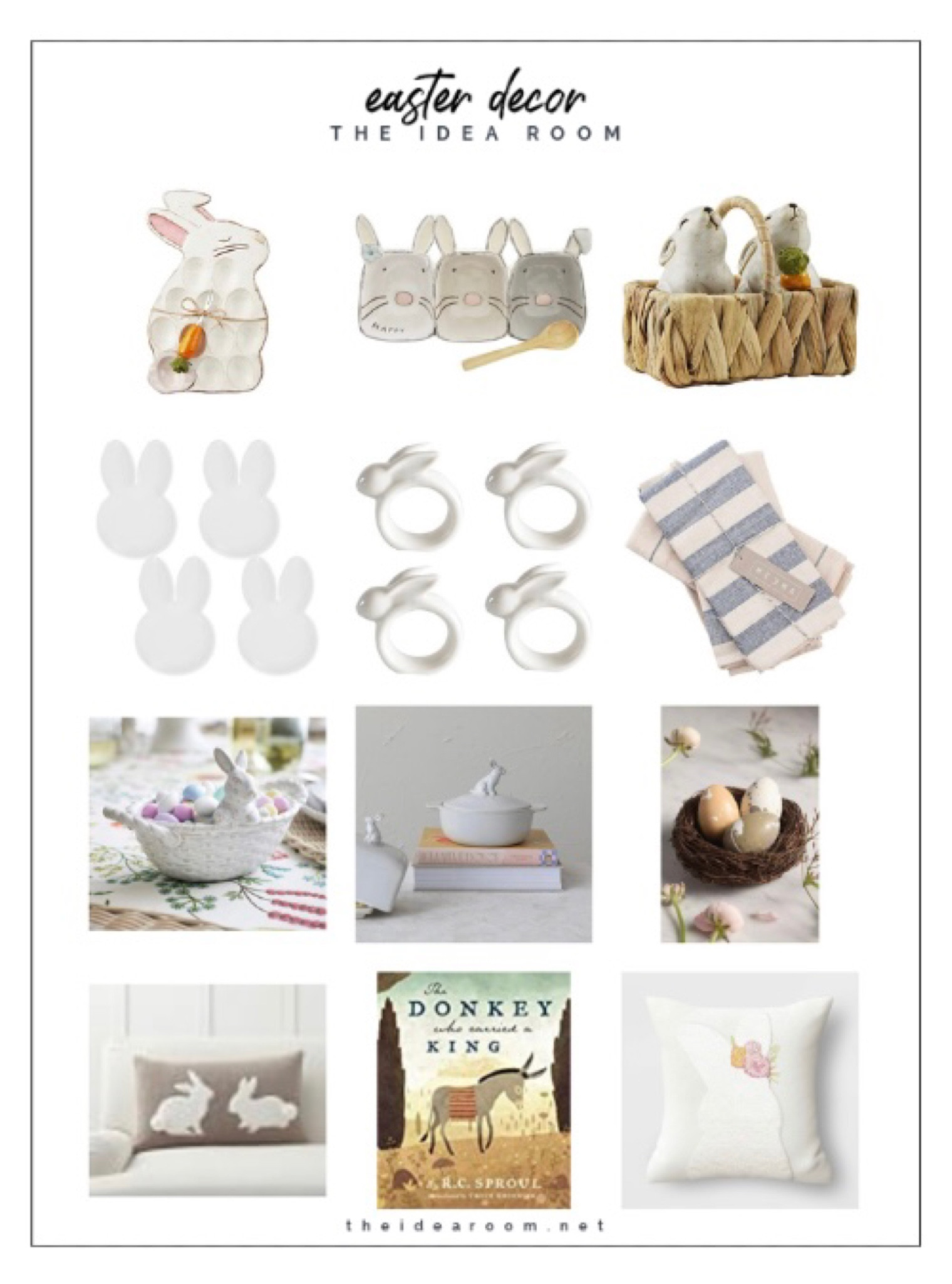 Fun Easter home decorations and items for Easter dinner!

#LTKhome #LTKSeasonal