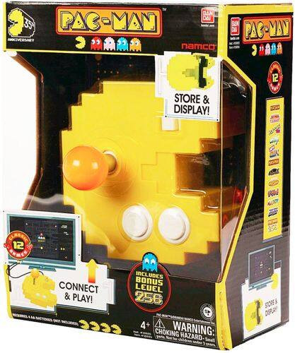 Pac Man - Connect & Play - Classic Video Games - Yellow/Black/White/Red | Best Buy U.S.