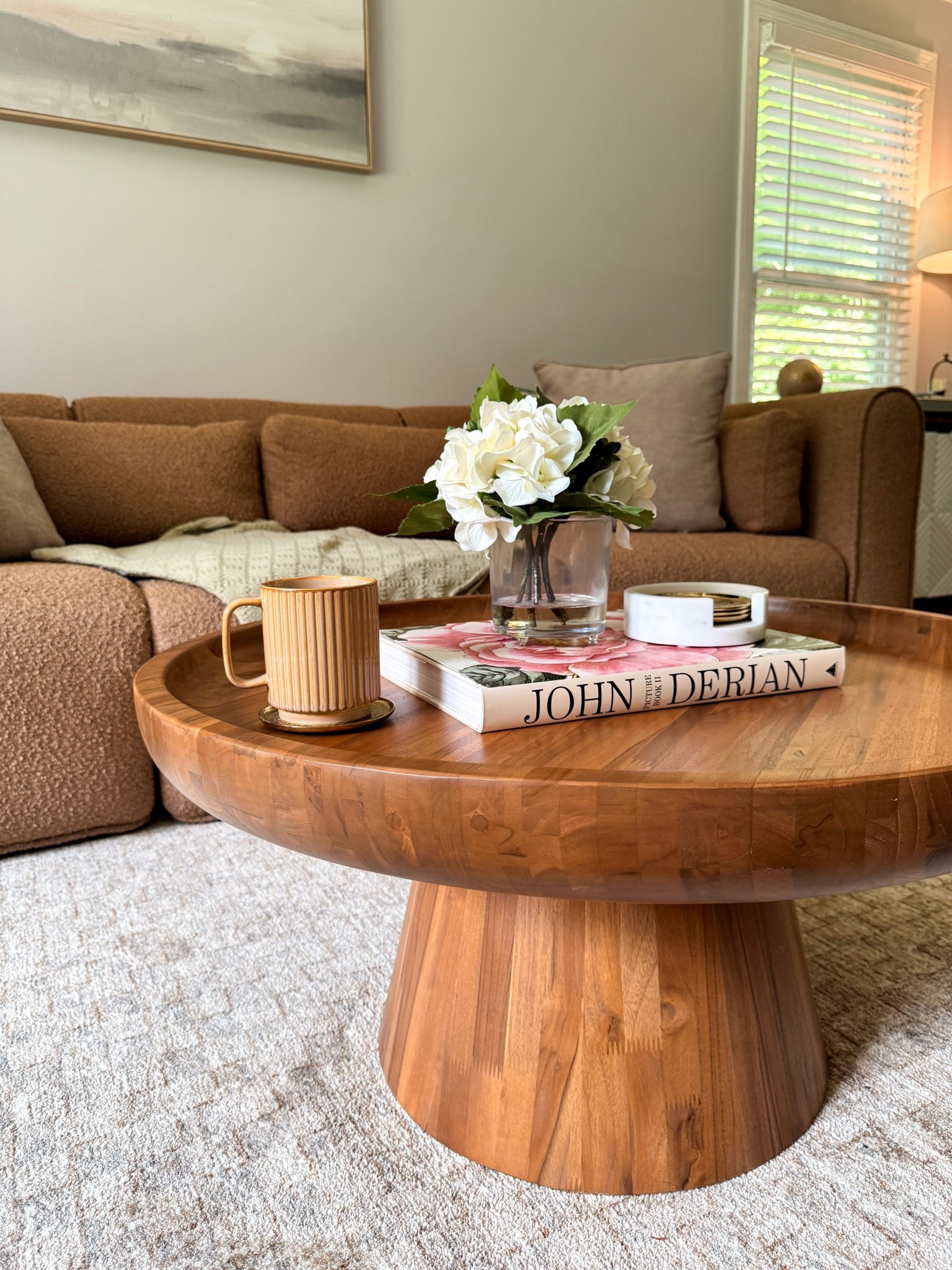This round coffee table from MasayaCo completes my living room! 

#LTKFindsUnder100 #LTKStyleTip #LTKautumn