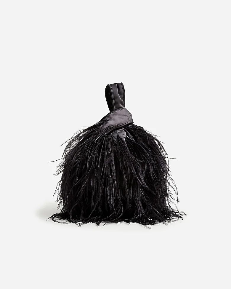 Collection Santorini bag with feathers | J. Crew US