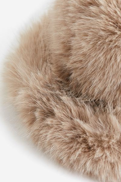 Flauschiger Bucket Hat - Beige - Ladies | H&M AT | H&M (DE, AT, CH, NL, FI)