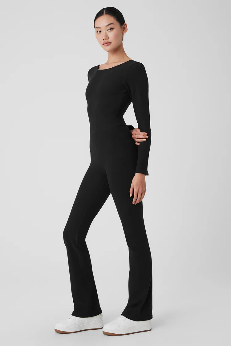 Alosoft Melody Full Length Bootcut Onesie | Alo Yoga (US)