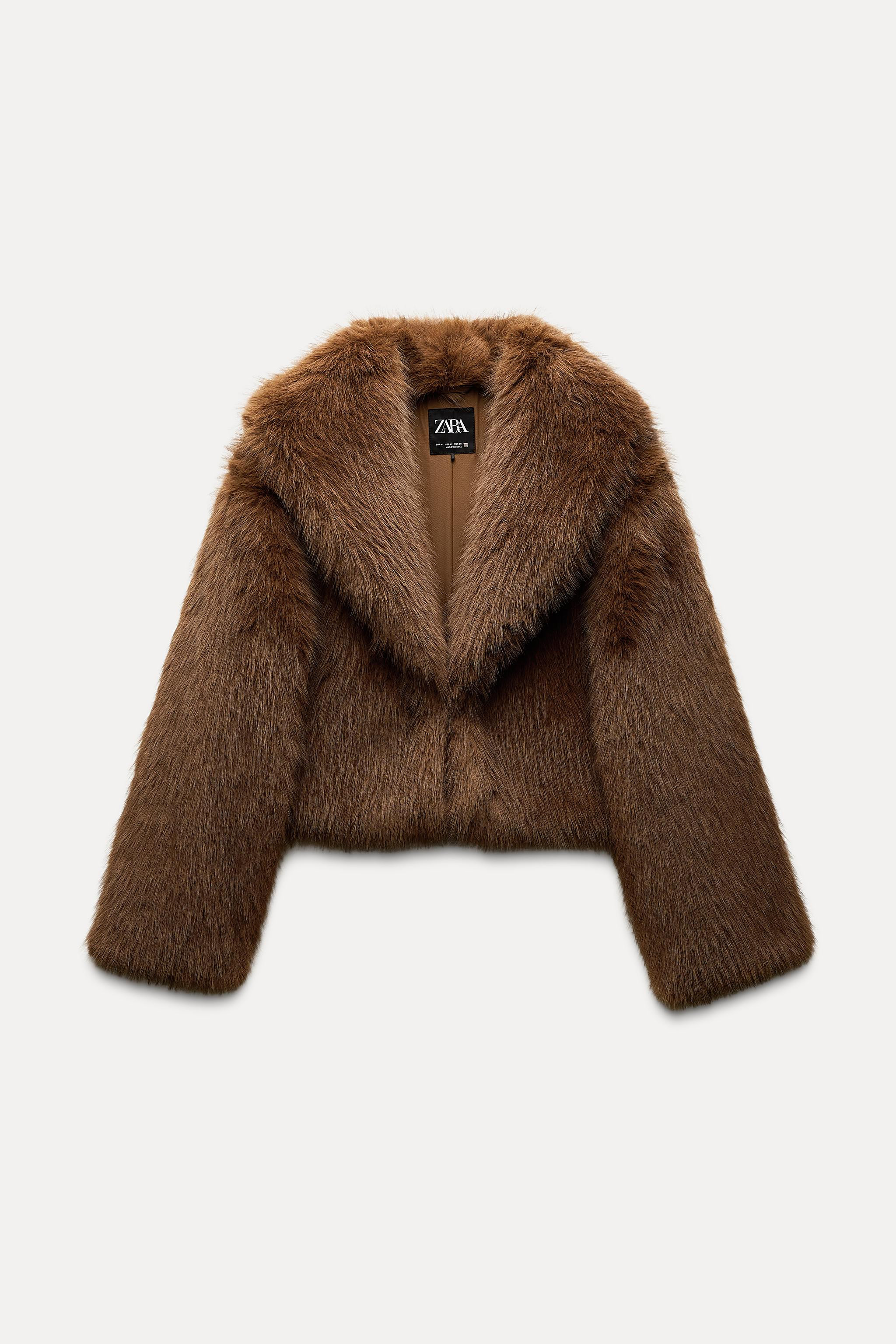FAUX FUR SHORT COAT | Zara US