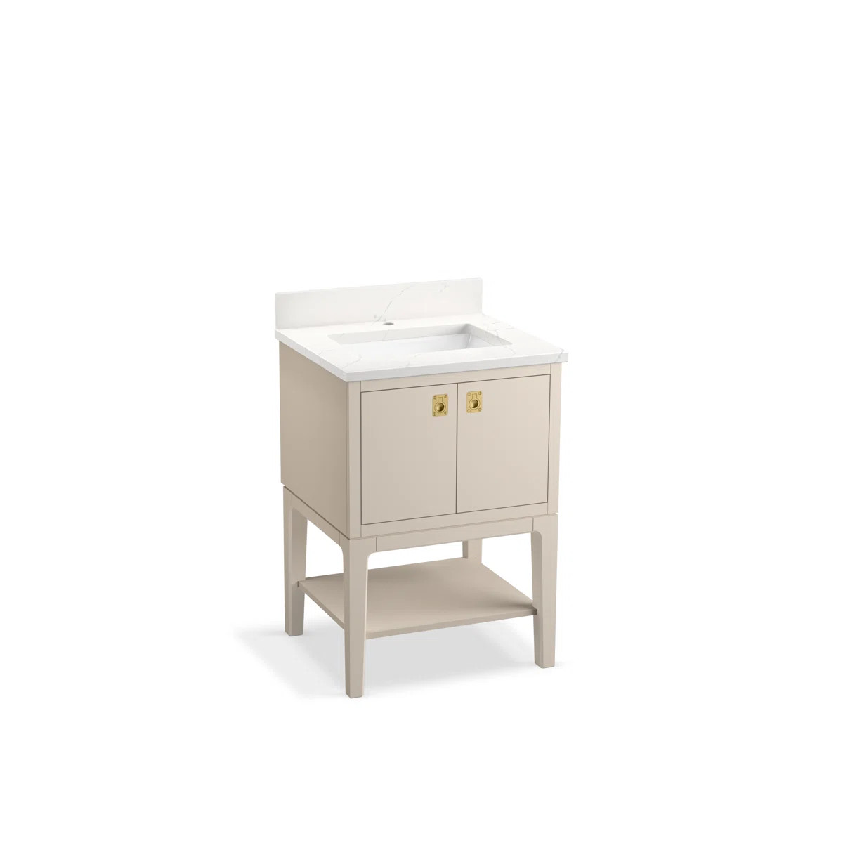 Seagrove By Studio McGee 24 in. Bathroom Vanity Cabinet With Sink And Quartz Top | Wayfair North America