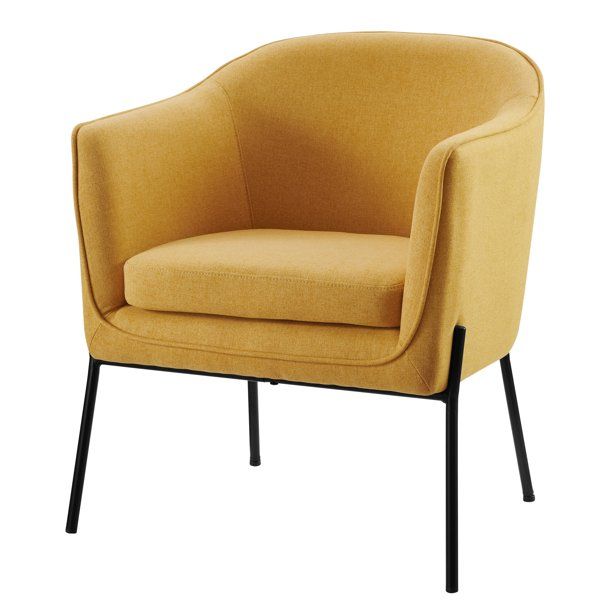 Gap Home Lounge Chair, Mustard - Walmart.com | Walmart (US)