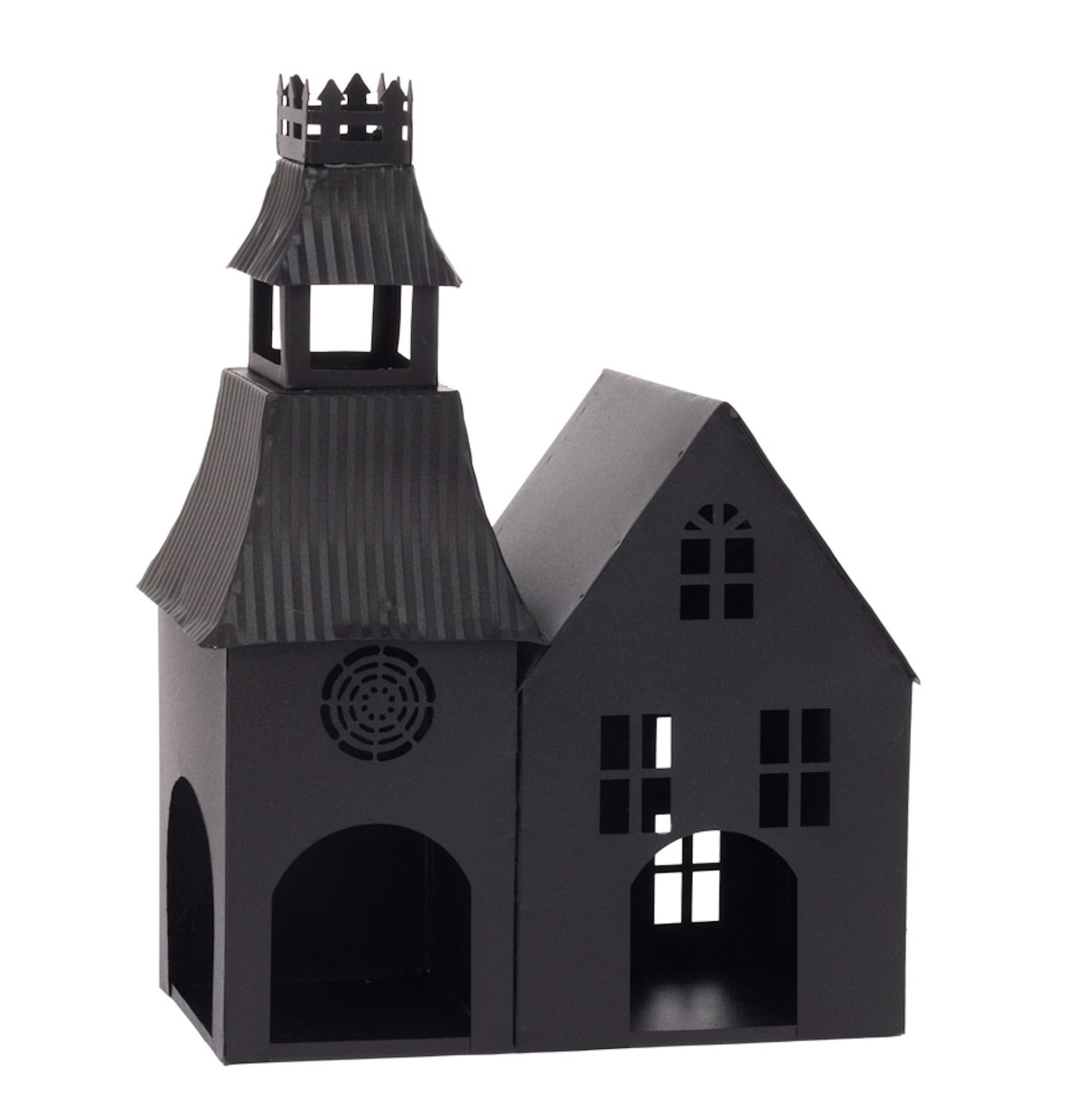 Boston International Halloween Village Black Metal Houses Tabletop Decorations for Home, 7.25" x ... | Amazon (US)