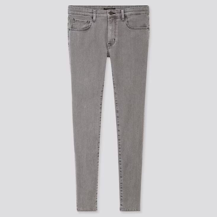 UNIQLO Men's Ultra Stretch Skinny Fit Jeans, Gray, 32 in. | UNIQLO (US)