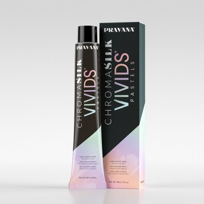 Pravana ChromaSilk VIVIDS Pastels Direct Dye Semi-Permanent Hair Color - Too Cute Coral Chroma Silk Haircolor Creme Cream | Target
