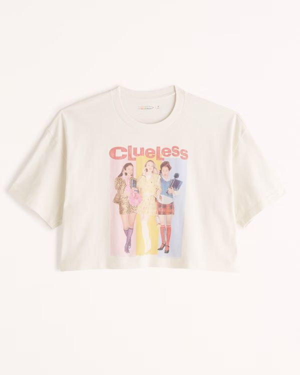 Women's Pride Clueless Cropped Graphic Tee | Women's Tops | Abercrombie.com | Abercrombie & Fitch (US)