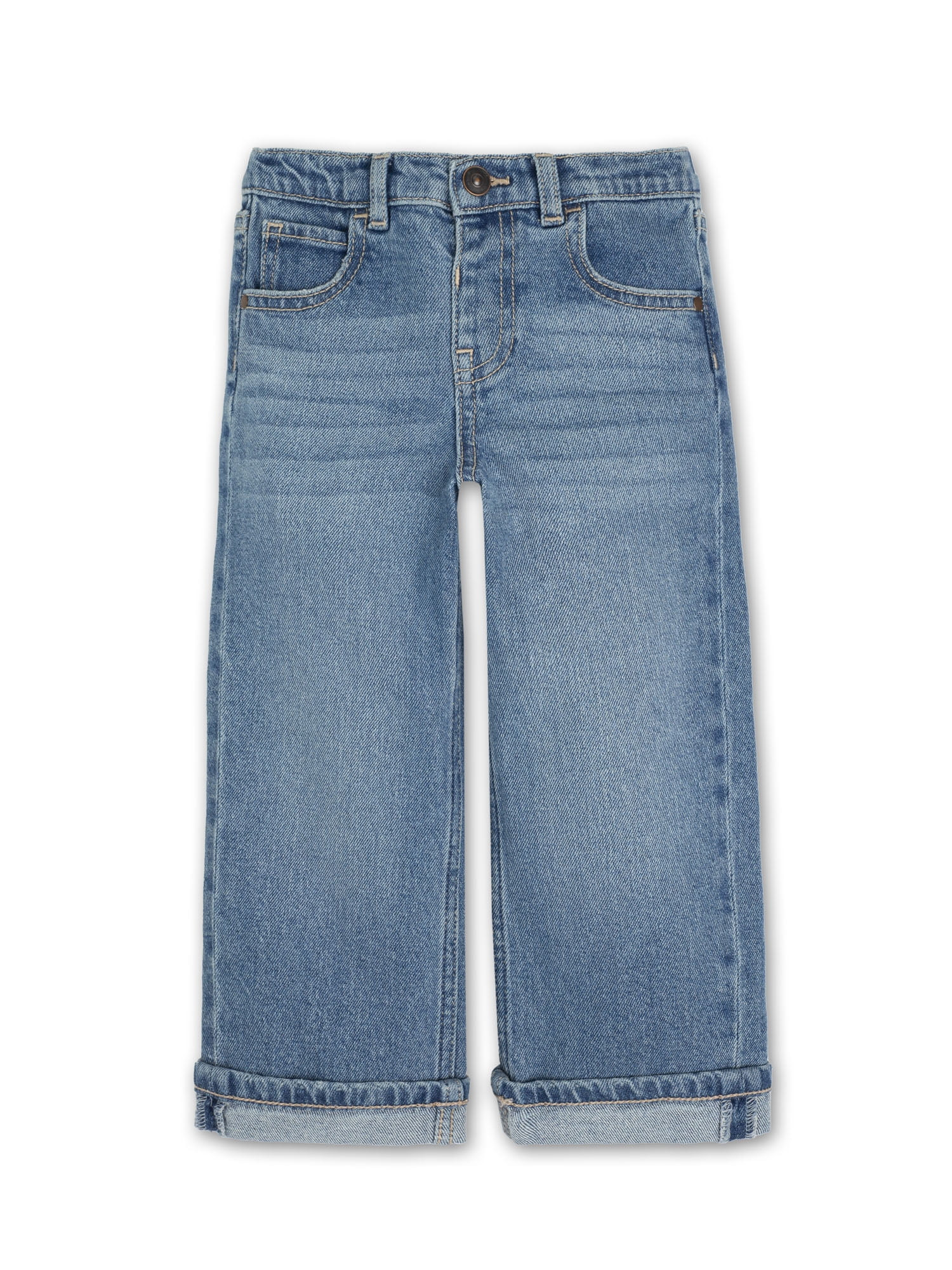 Wonder Nation Toddler Girl Fashion Denim Jeans, Sizes 12M-5T | Walmart (US)