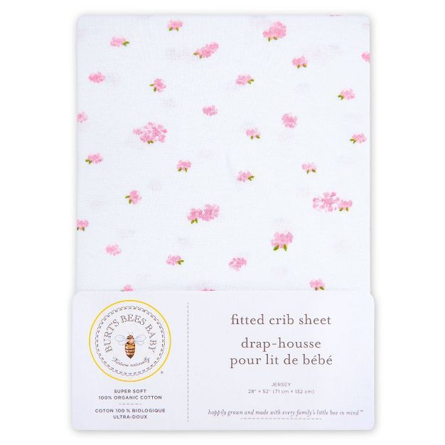 Burt's Bees Baby&#174; Organic Jersey Fitted Crib Sheet | Target