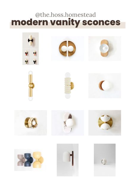 Currently shopping for contemporary and playful vanity sconces for our classic black and white bath sconces.  Roundup of my pinned choices! 

#LTKhome