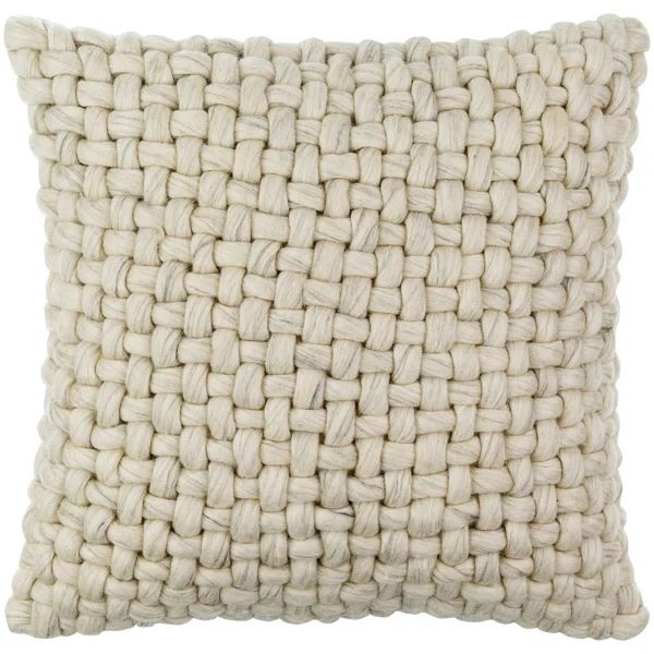 Belel Wool, Cotton Throw Pillow | Wayfair North America