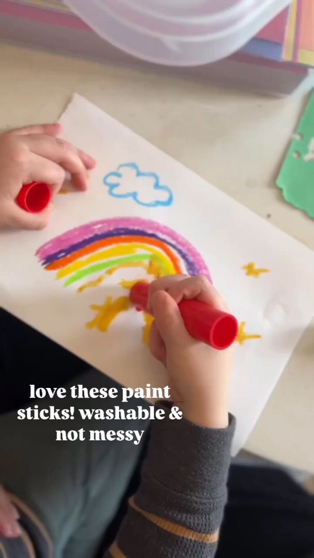 Stocking stuffer arrives before Christmas. Kids paint sticks 🎨 washable & not messy. Linked a few crafting favorites 

Kids crafts 

#LTKFindsUnder50 #LTKKids #LTKGiftGuide