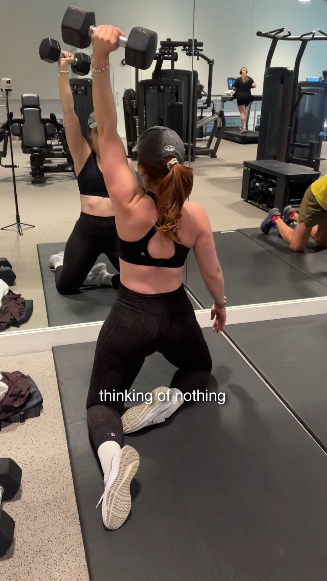 Can’t get enough of these leggings. I’m wearing a size M in bottoms and S in the bra and tee. 
Hat is Mere Soeur small brand that’s @mre.souer on instagram 

#LTKfitness #LTKmidsize #LTKuk