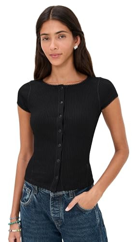 Free People Women's Most Wanted Cardi, Black, S | Amazon (US)