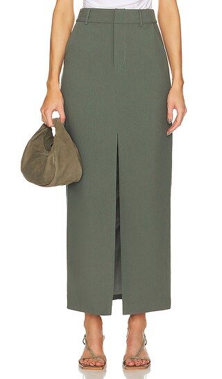Tess Skirt in Jade | Revolve Clothing (Global)