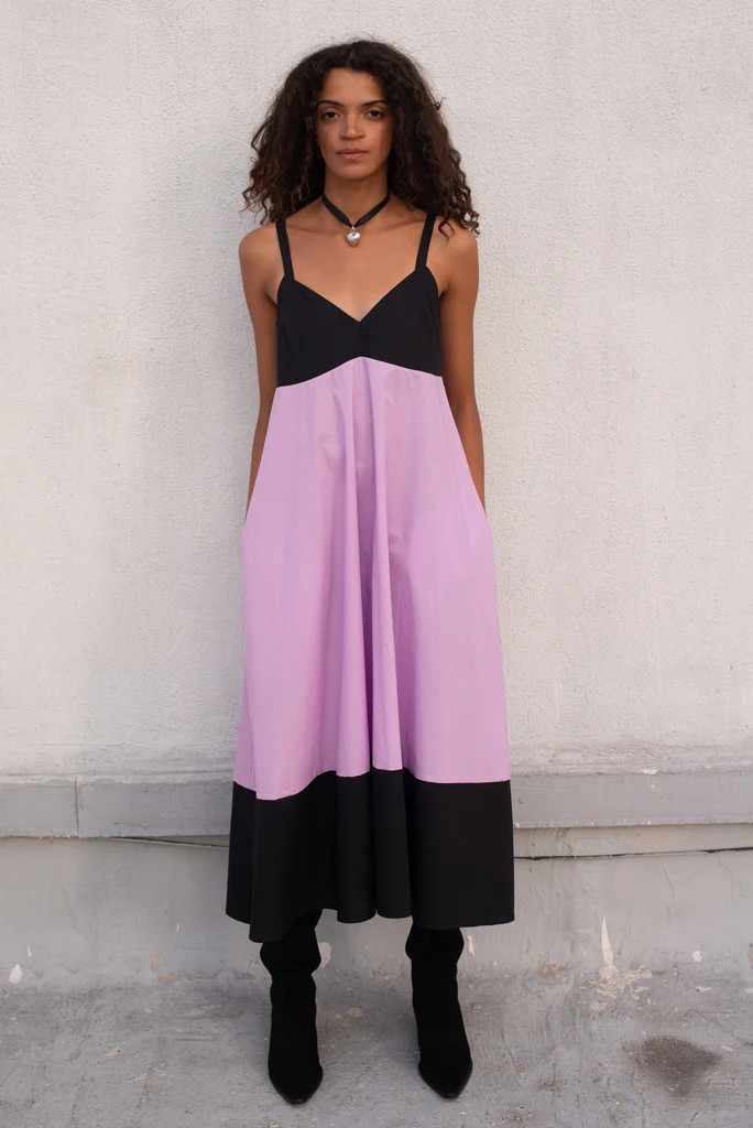 Rio Cotton Dress Lilac | DRESS | VEDA