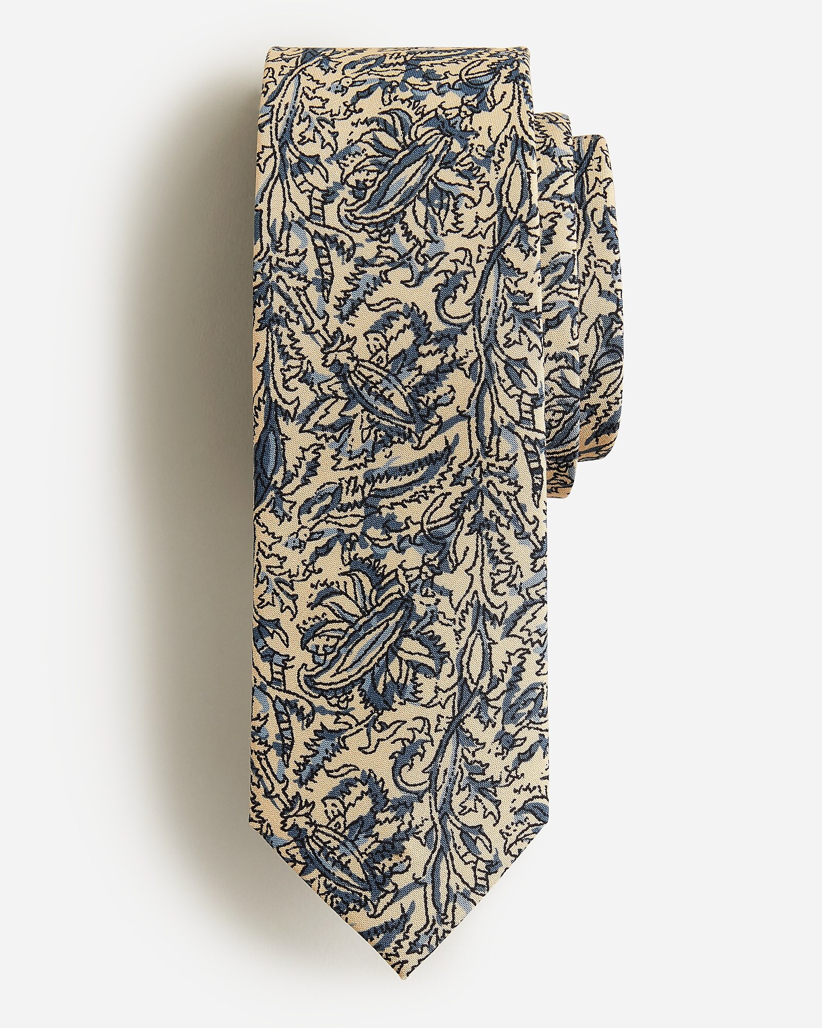 Silk tie in block print | J. Crew US