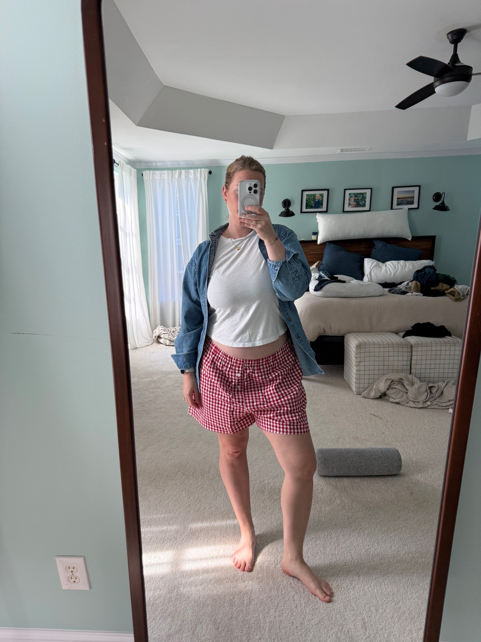 I bought my favorite shorts from last summer in three different color ways and a larger size to accommodate my growing bump! 

#LTKSeasonal #LTKBump #LTKMidsize