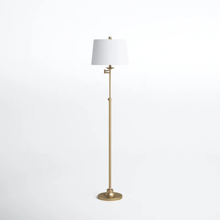 Rosalie 64.25" Swing Arm Floor Lamp