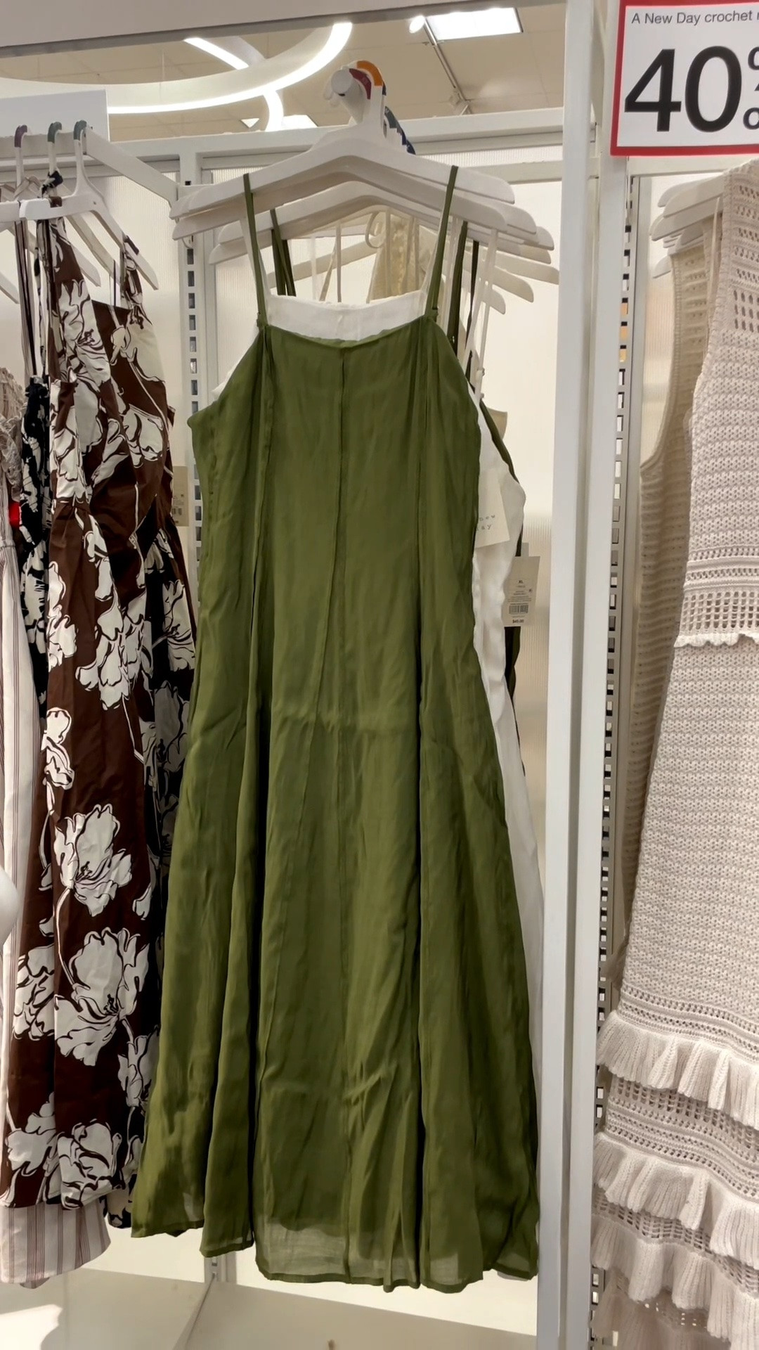 @Target understood the assignment with this transitional find! 🎯

This is the ultimate summer to fall dress you need. It is a stunning, flowy maxi dress that comes in a trending green color and a classic swan white. The perfect transitional outfit to style with sandals now or layer with ankle boots later. 👗✨

I cannot decide which look is better! Which color is catching your eye: the olive green or the clean white? 💬👇

#targetfinds #transitionaloutfit #maxidress #fallfashion #budgetfashion

#LTKootd #LTKSeasonal #LTKgrwm