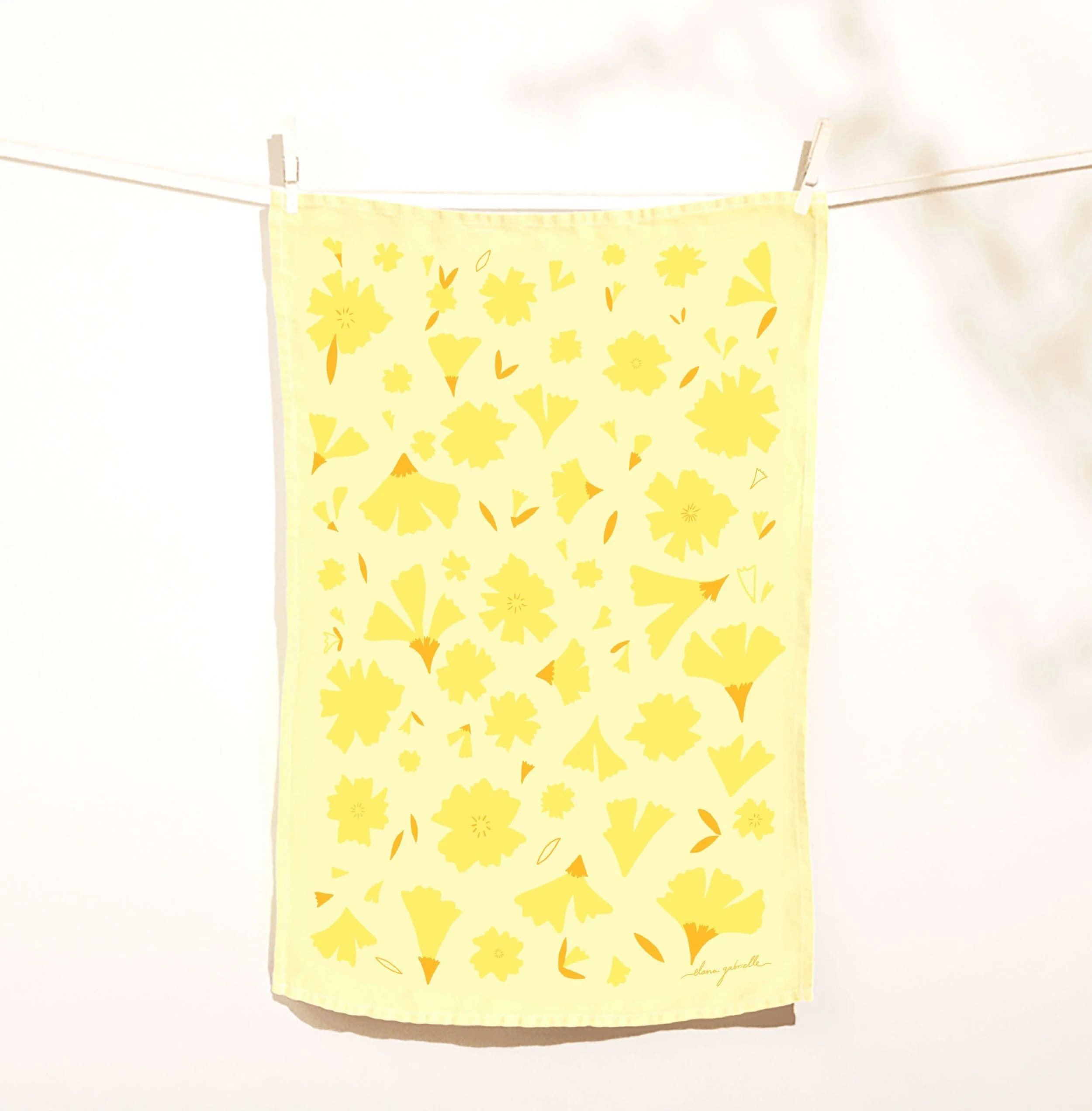 Marigold Linen Tea Towel | Made Trade | Made Trade