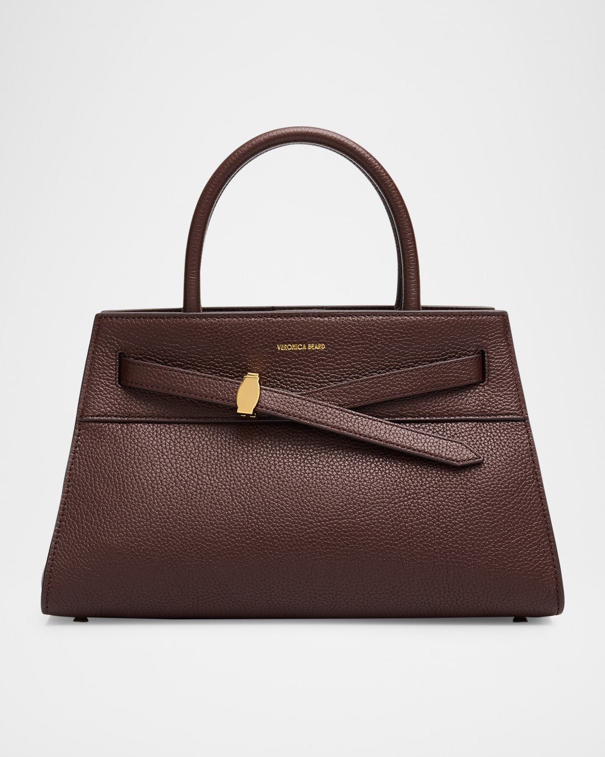 Dash Belted Grain Leather Top-Handle Bag | Neiman Marcus