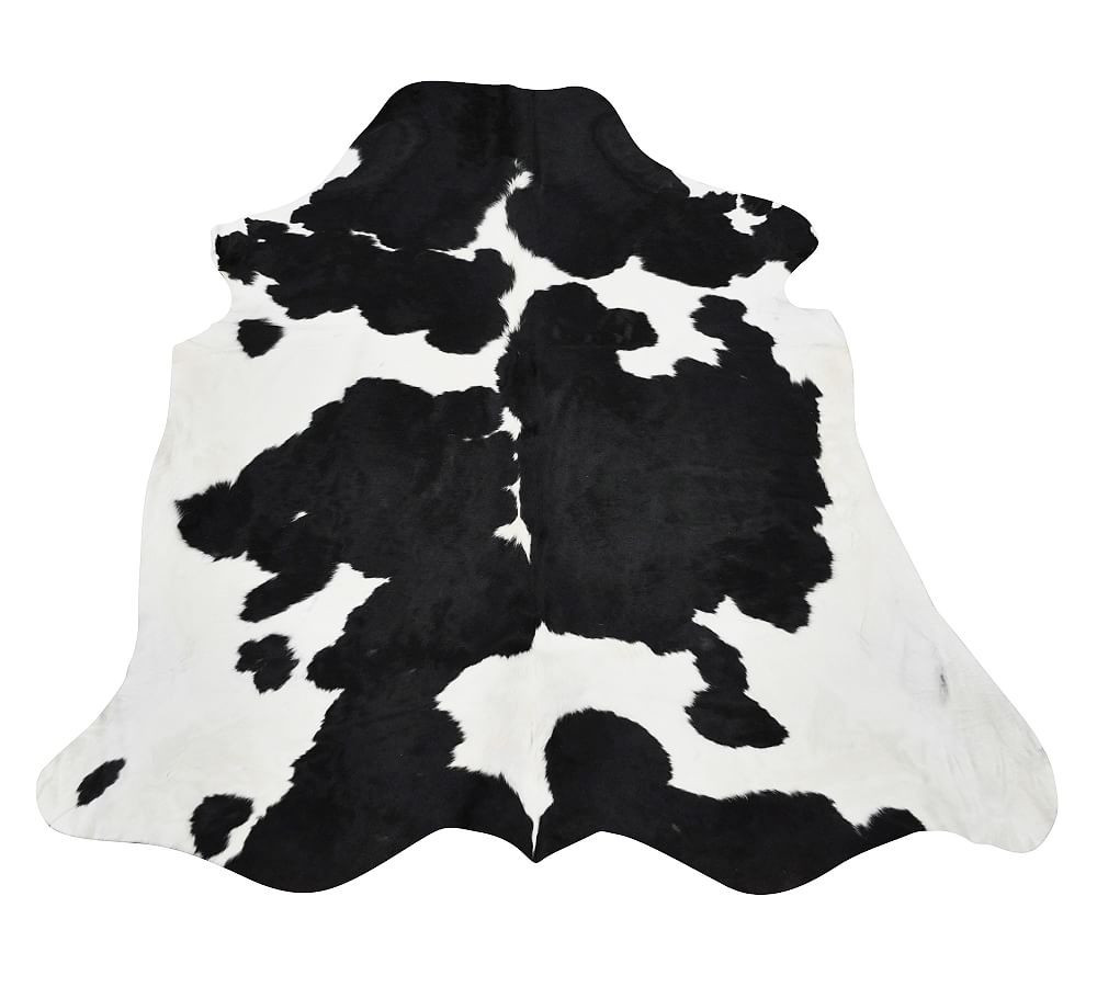 Cow Hide Rug, Black & White | Pottery Barn (US)