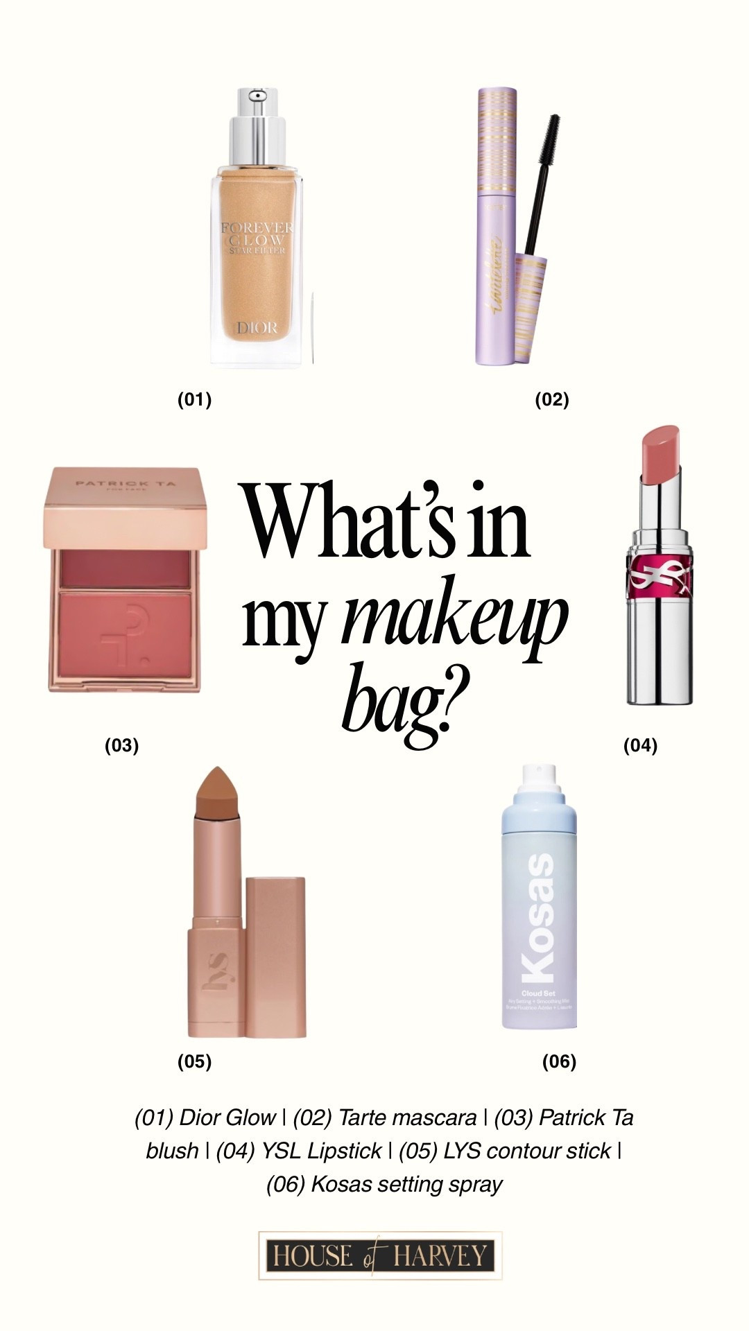 What’s in my makeup bag? 💗

I am sharing 6 of my fave makeup products that are part of my daily routine for a flawless look. I have my Dior glow, Patrick Ta blush, Kosas setting spray, YSL lipstick, LYS contour stick, and Tarte mascara. I love all of these so much! All linked ⬆️

#ltkfinds #ltkwatchnow #ltkbeauty #makeup #sephora #sephorafinds