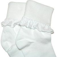 White Eyelet Lace Socks - Girl's Dress Socks, Christening Communion | Etsy (US)