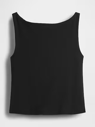 CloseKnit Jersey Boatneck Crop Tank Top | Gap (US)