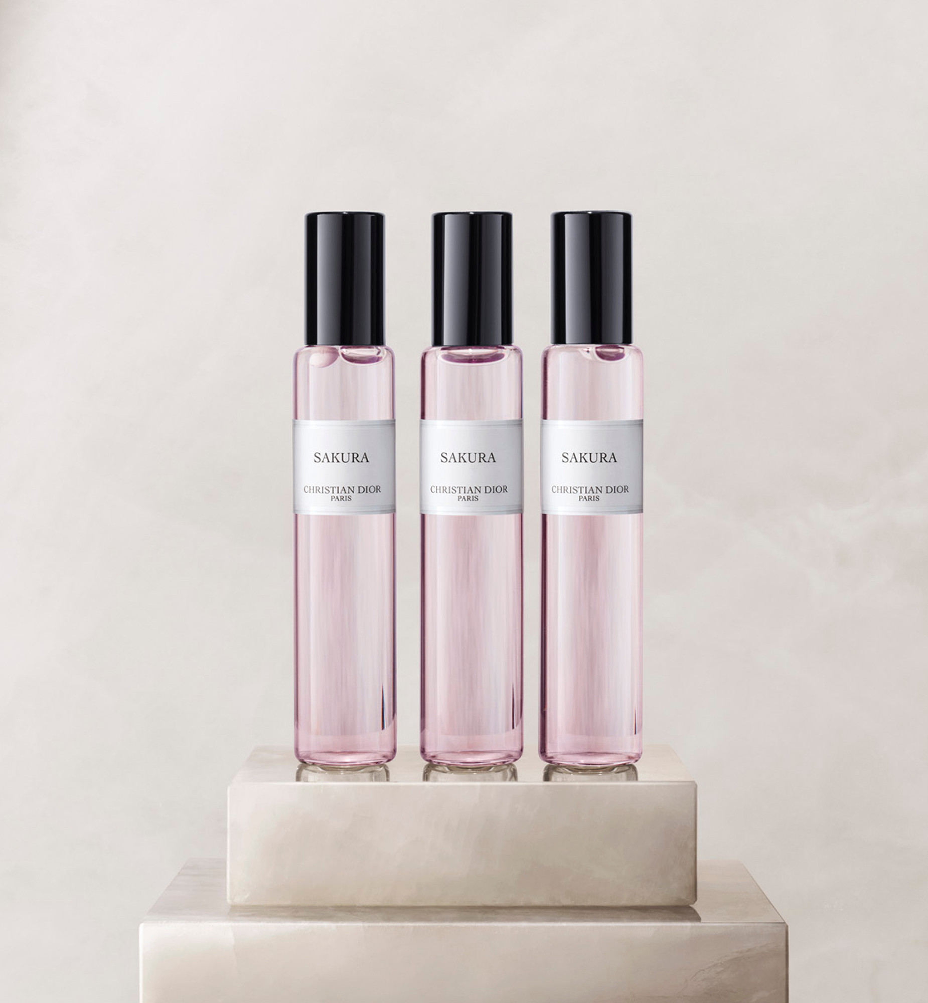 La Collection Privée Christian Dior - Sakura - Travel Spray - Refill 3 Bottles of 15 ml | Dior Beauty (US)