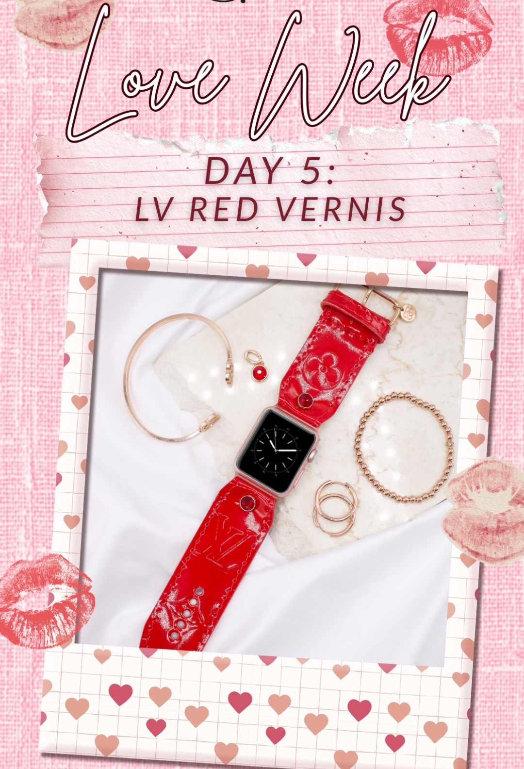 New arrival! Upcycled LV leather watchband for Valentine’s day. (Be sure to use code JANUARY10 to save)

Gifts for her, apple watchband, smart watch band, Valentine’s Day outfits

#LTKmomlife #LTKSeasonal #LTKootd