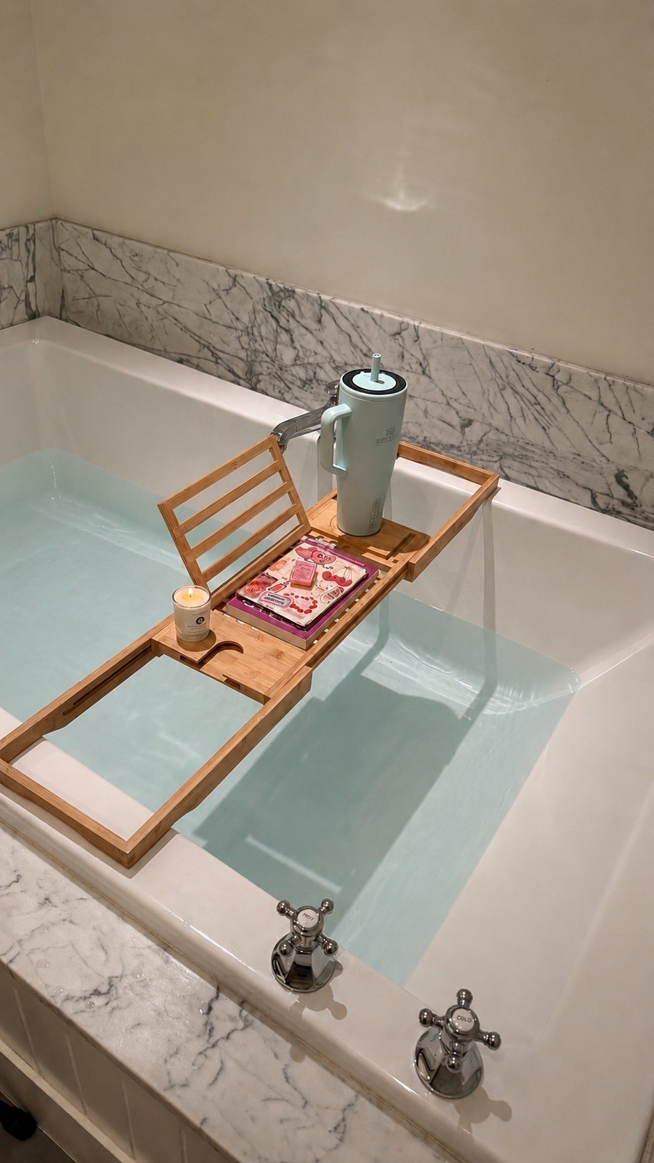 Finally home and recharging!

Reset, post travel reset, bath setup, bathroom setup, bath tray, bath caddy, reading setup, kindle, what I’m reading, books, reader, cozy night in, night routine, relaxing, me time essentials, bath essentials, self care essentials

#LTKdayinmylife #LTKselfcare #LTKHome
