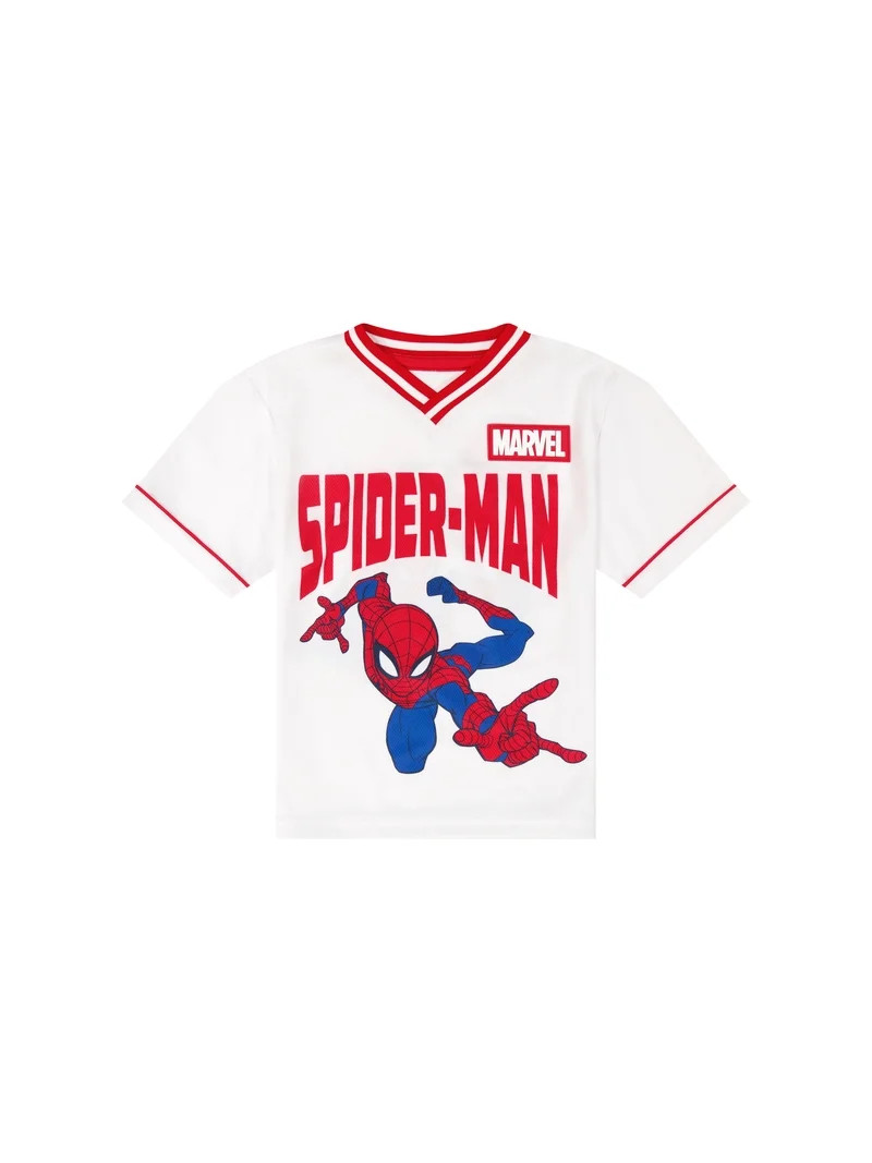 Spiderman Toddler Boy Short Sleeve Jersey, Sizes 12 Months-5T | Walmart (US)
