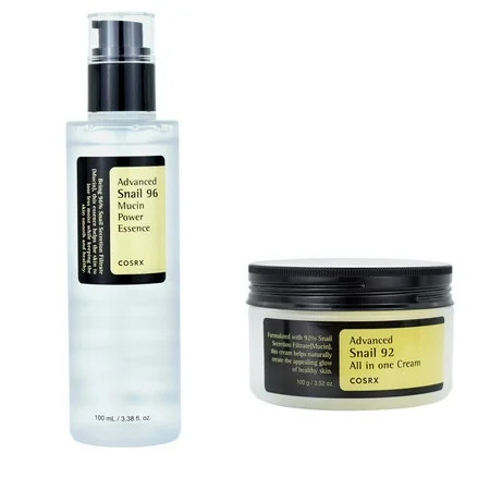 Bundle Cosrx Advanced Snail 96 Mucin Power Essence & Advanced Snail 92 All In One Cream Lightweight Moisture Skin Repair Hydrate | Walmart (US)
