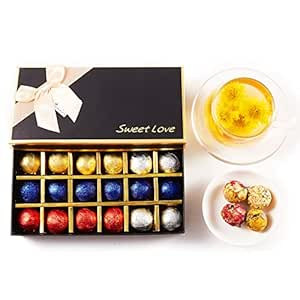 HUAYING Flowering Tea Balls, Chinese Jasmine Loose Leaf Tea-4 Gourmet Blooming Tea Including Rose... | Amazon (US)