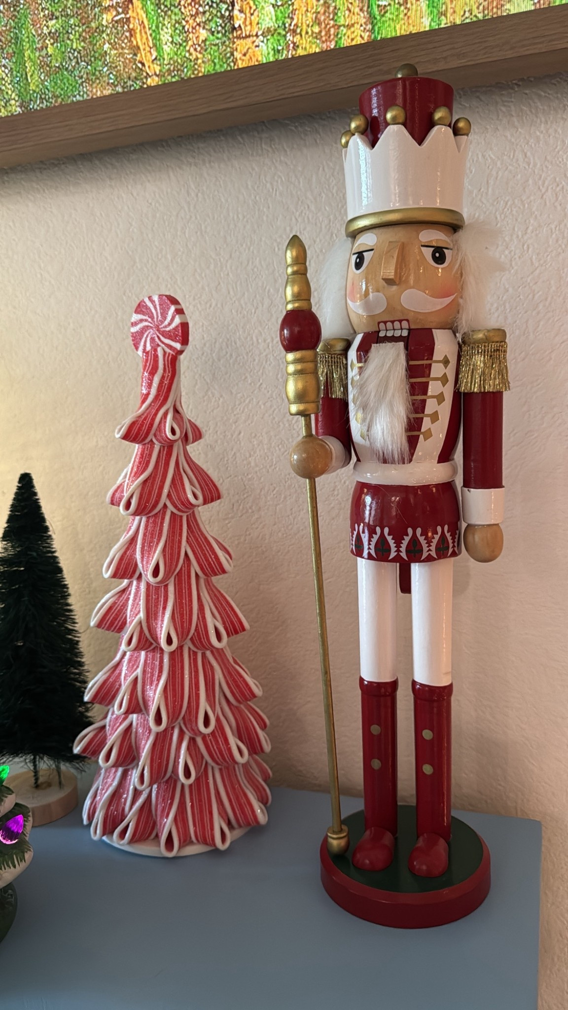 Love this red nutcracker soldier and the candy cane tree 

#LTKSeasonal #LTKHoliday #LTKHome