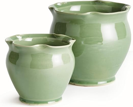 Napa Home & Garden Megan POTS, Set of 2 Green | Amazon (US)
