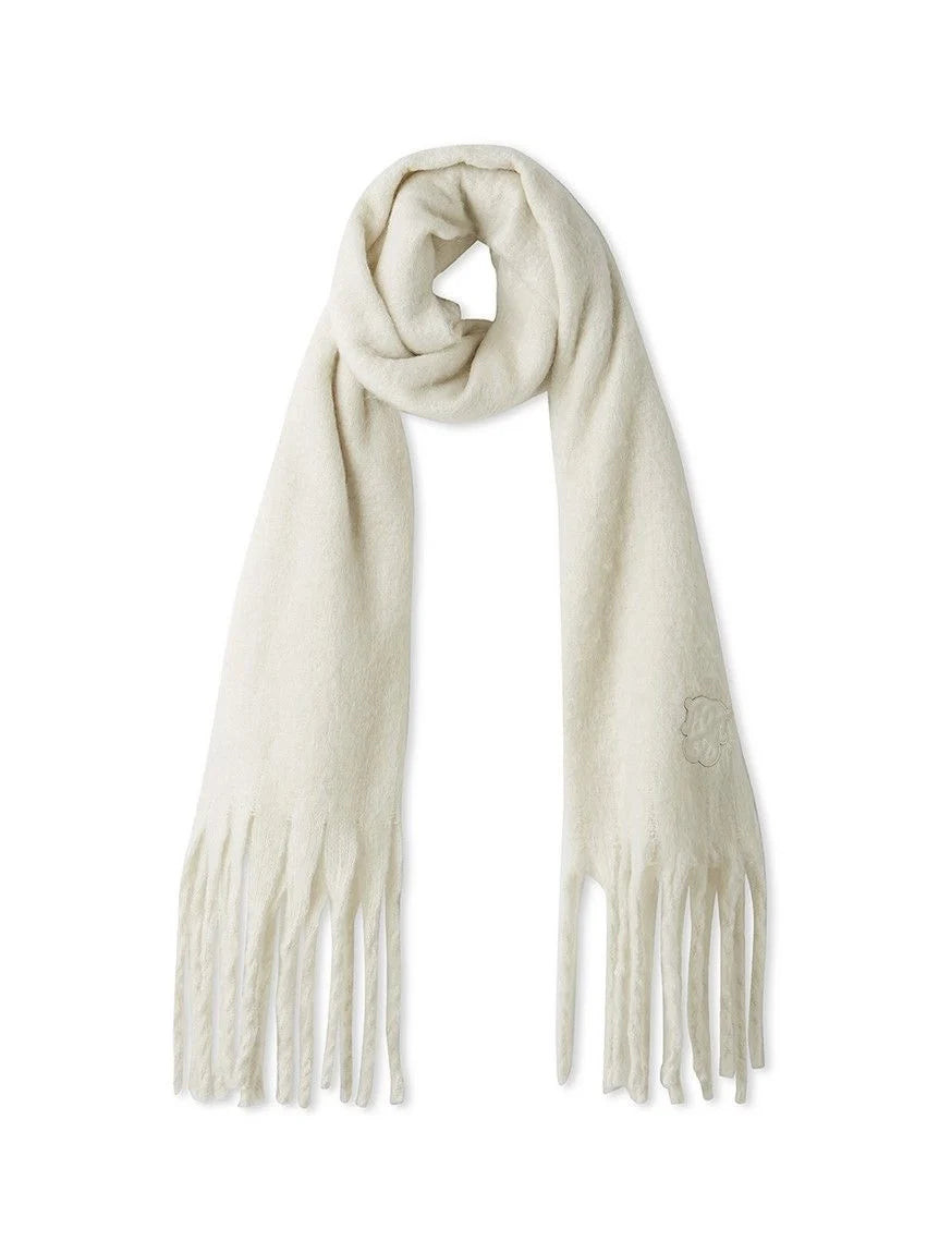 Oversized Wide Winter Scarf - F(ONE SIZE) / IVORY | Snidel